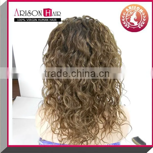 Cheap virgin peruvian silk top lace wig