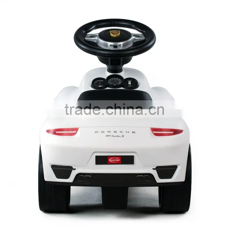 No need power use foot pushing licensed ride on car Porsche