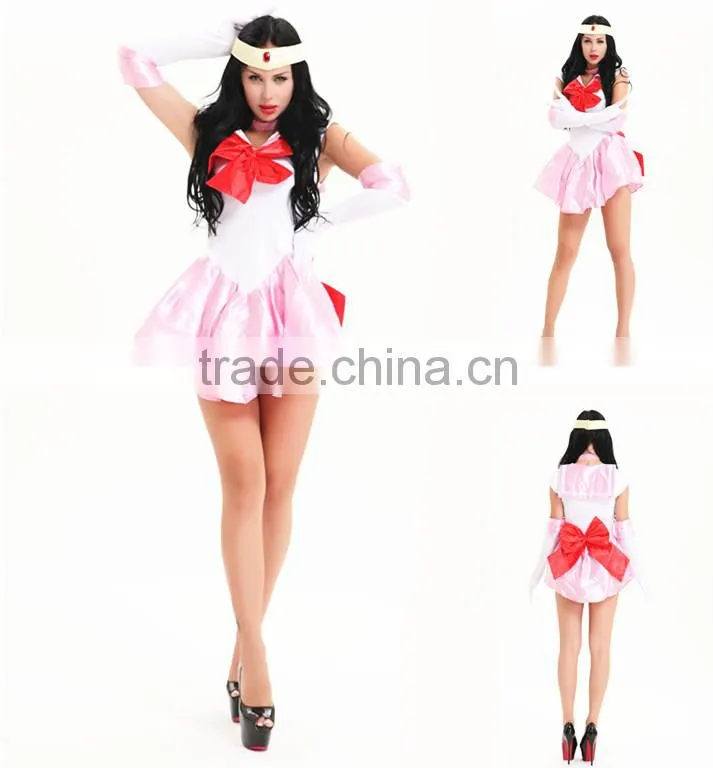 2016 walson hot halloween costumes bulk dropship apparel sailor costume with headband