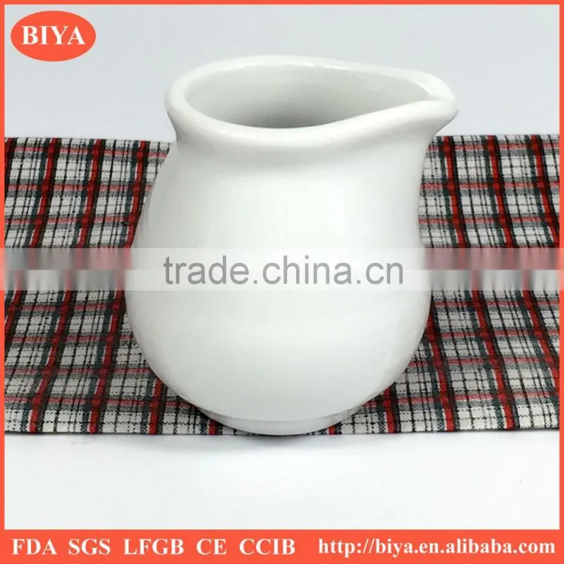 mini jar ceramic milk jar factory directly made in China
