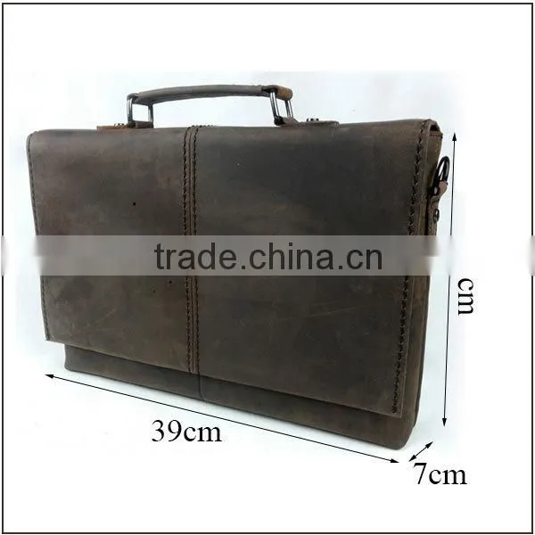 Vintage lawyer laptop messenger bag mens leather messenger bag