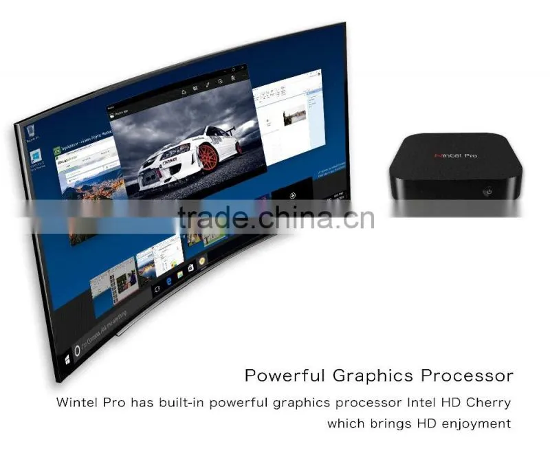 Vensmile 2016 wholesale W8 Pro Z8300 Wintel box mini pc
