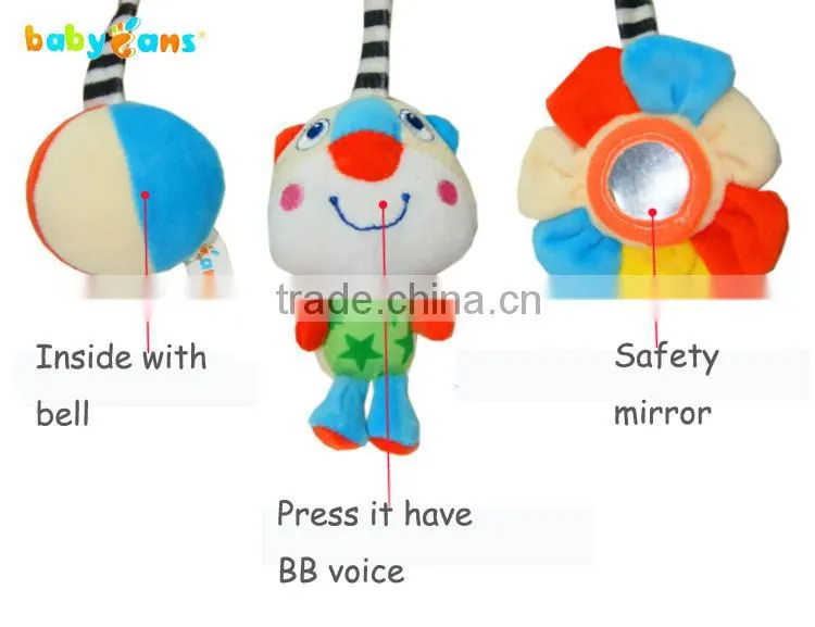 2016 new products of baby crib hanging toys with bells