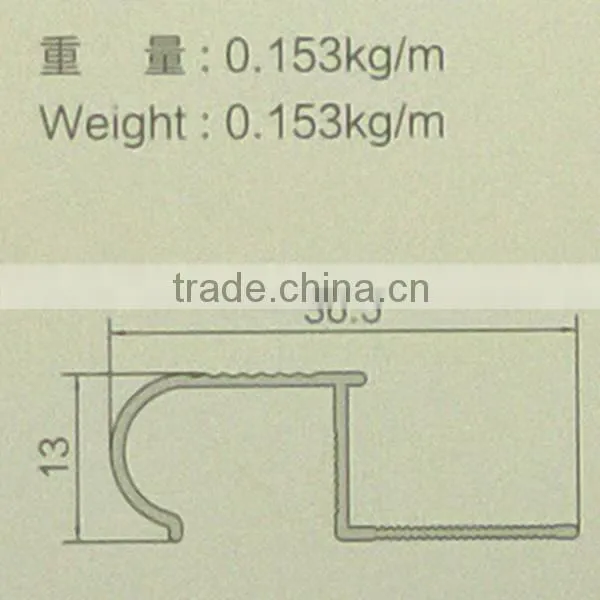 aluminium stair tile trim profile about china supplier