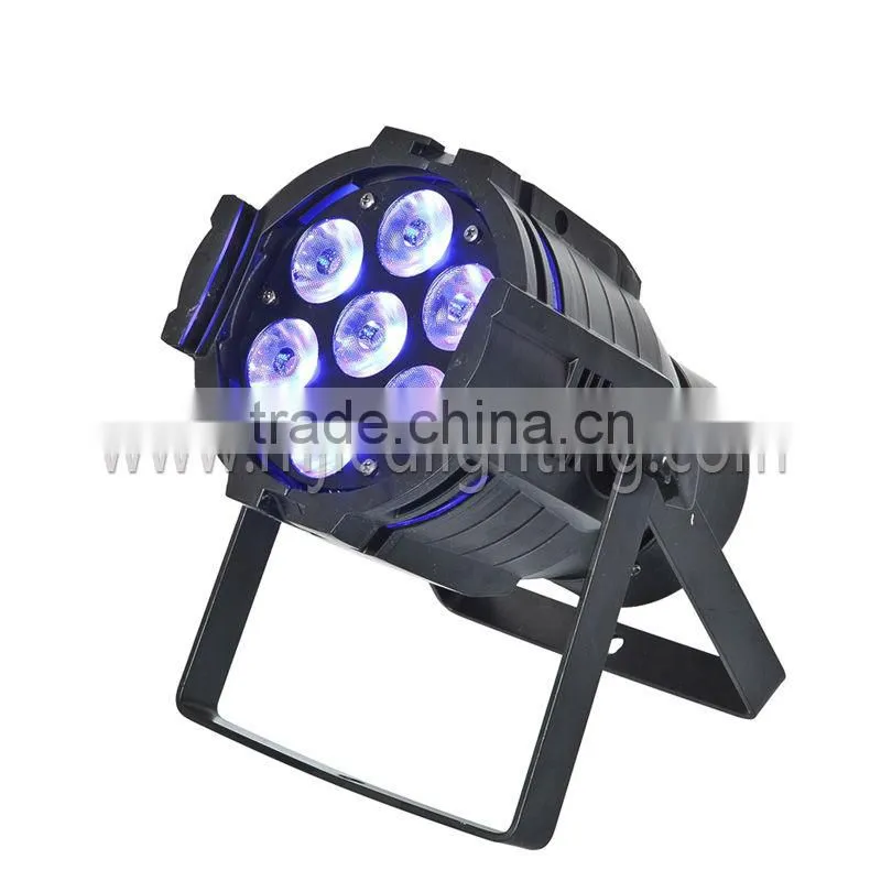 DMX512 7pcs*10W Mini 4IN1 LED Par Light Lamp