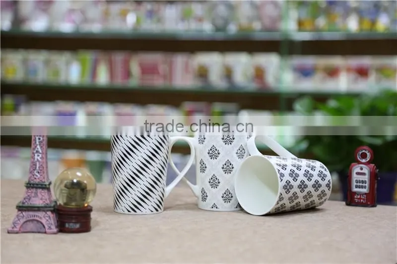 hunan V-shape white sublimation coffee mug