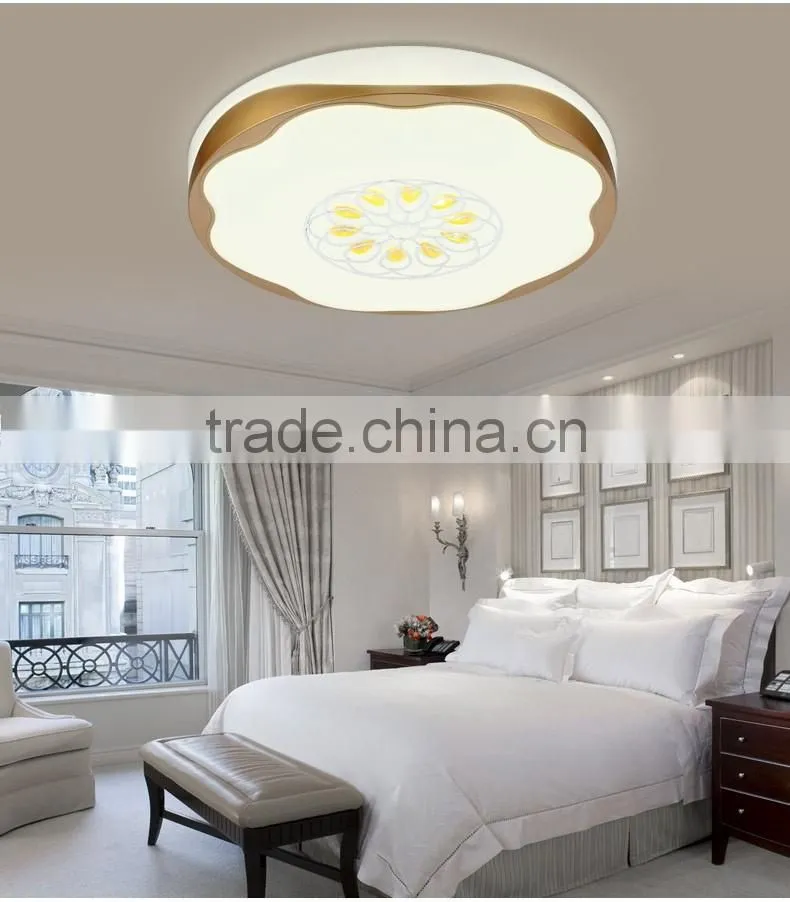2016 New design modern ceiling light led ceiling light round with art design