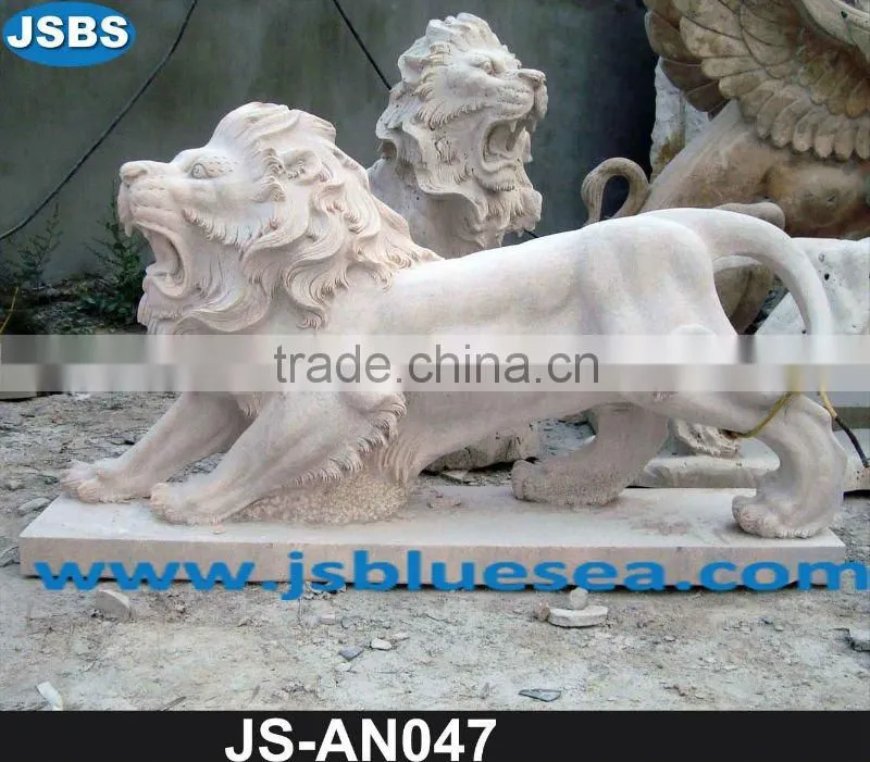 Marble carving of elephant statue