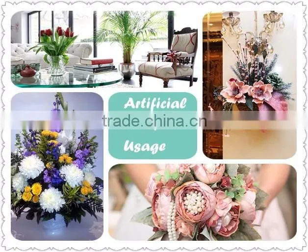 Free sample 18" single head red PU tulip flower for new year decoration