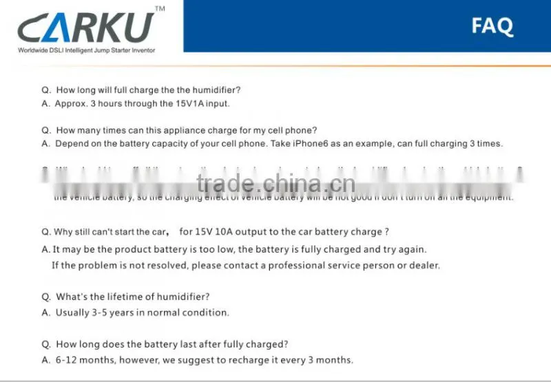multi-function 10000mAh humidifiers