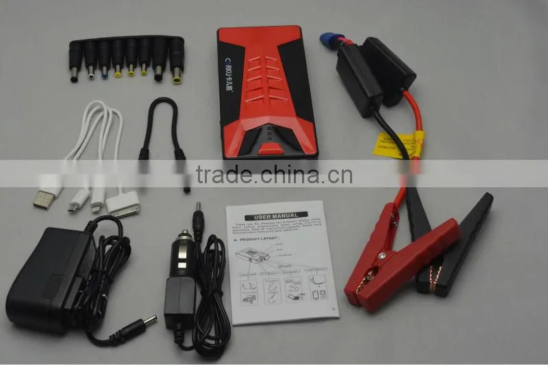 Factory 12V Car Mini Jump Starter Power Station 10000mAh Power Bank