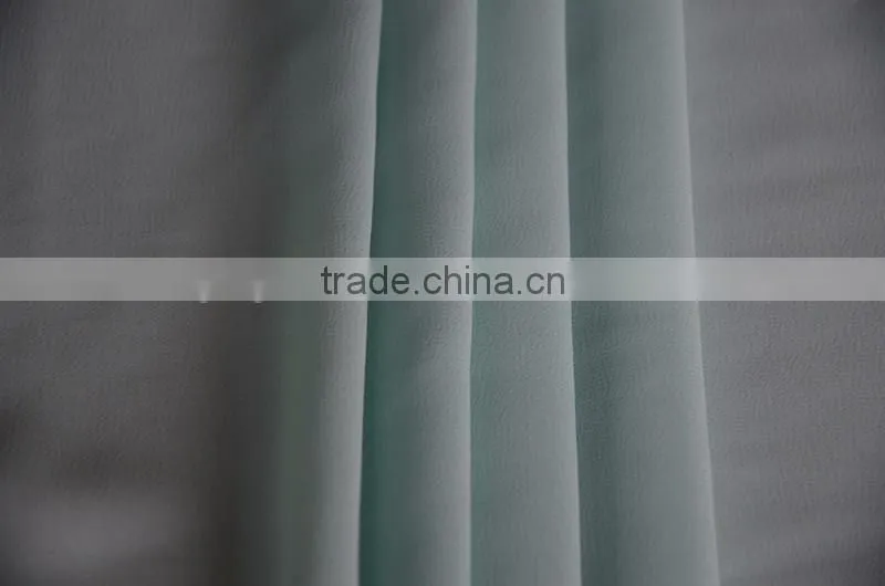 polyester 75D cheap crepe chiffon long dress fabric