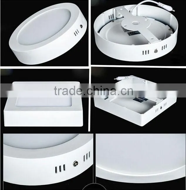 On sale 6w ultra thin led panel light,square led ceiling light, led surface panel light