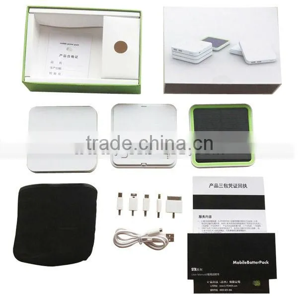 Original solar power bank 12000mah Unlimited powerpack mobile phone power supply