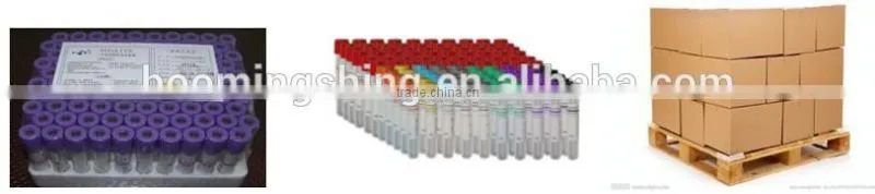 Disposable plastic K2 K3 Na2 EDTA capillary vacuum blood collection serum separator tubes