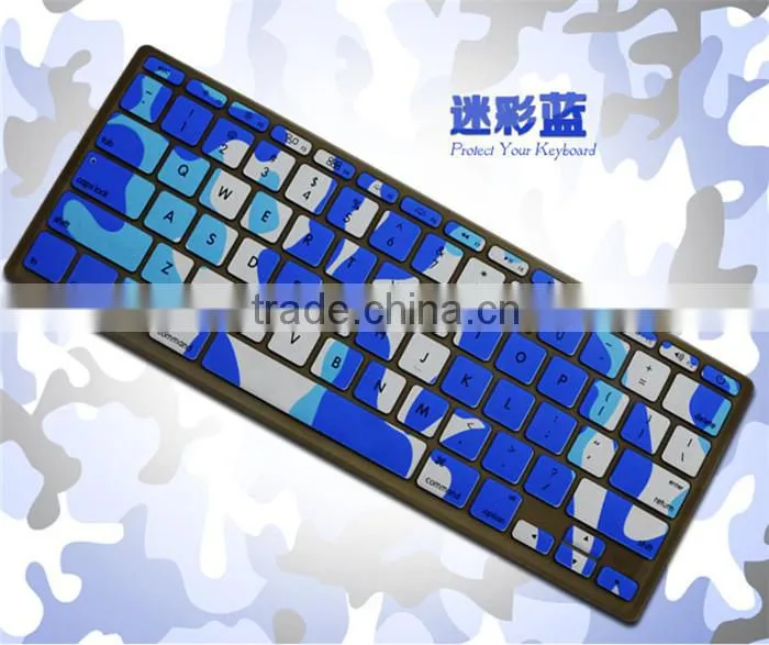 2016 Hot selling !! Camouflage pattern Silicon Keyboard Protector Skin cover for Macbook Pro 13 15 17 online shopping