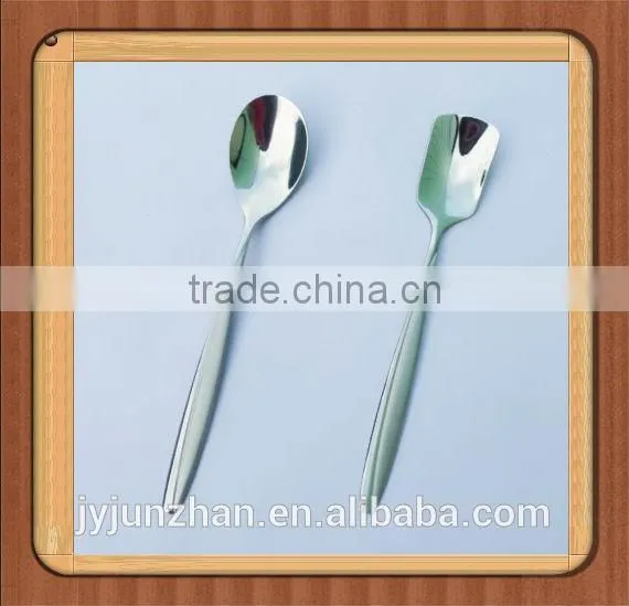 stainless steel yogurt spoon with mirror polishing Factoy directly in Jieyang/// factory sell directly
