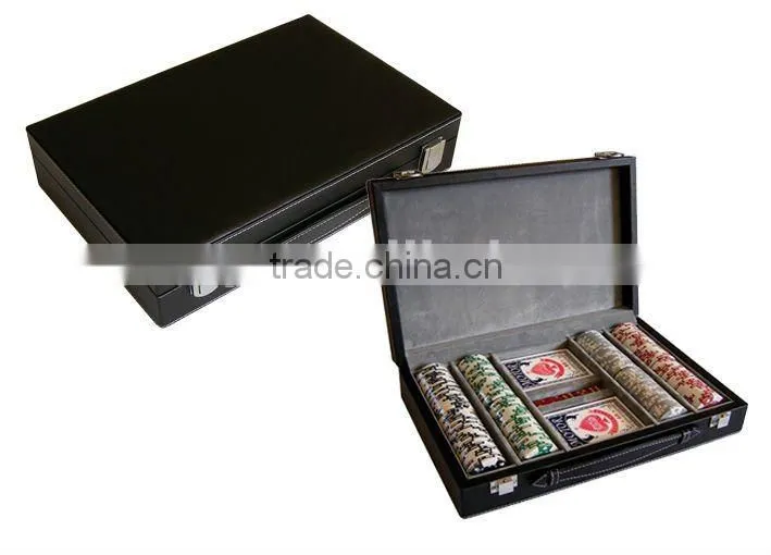 Leather Poker Chip Set