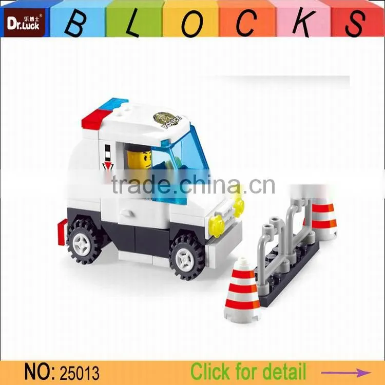 Guangdong block toys DIY kids 3d police building blocks intellect set toys