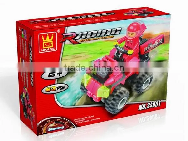 3D puzzle building blocks Racing Car