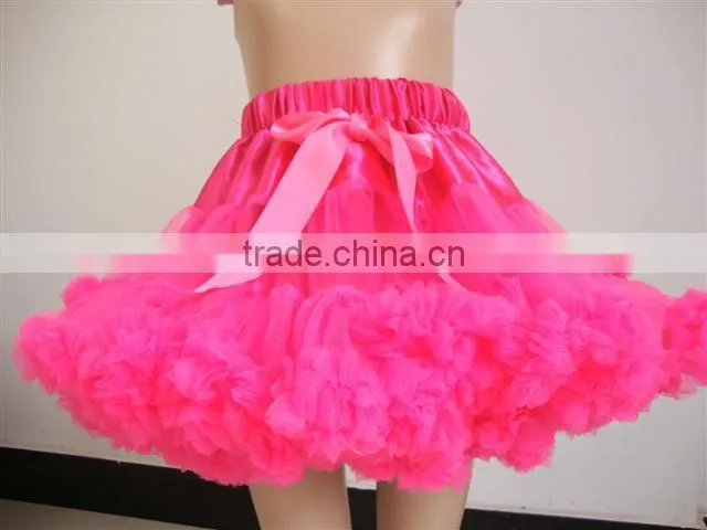 Newborn fashion dress hot pink baby pettiskirt infant polka dot tutu dress for girls