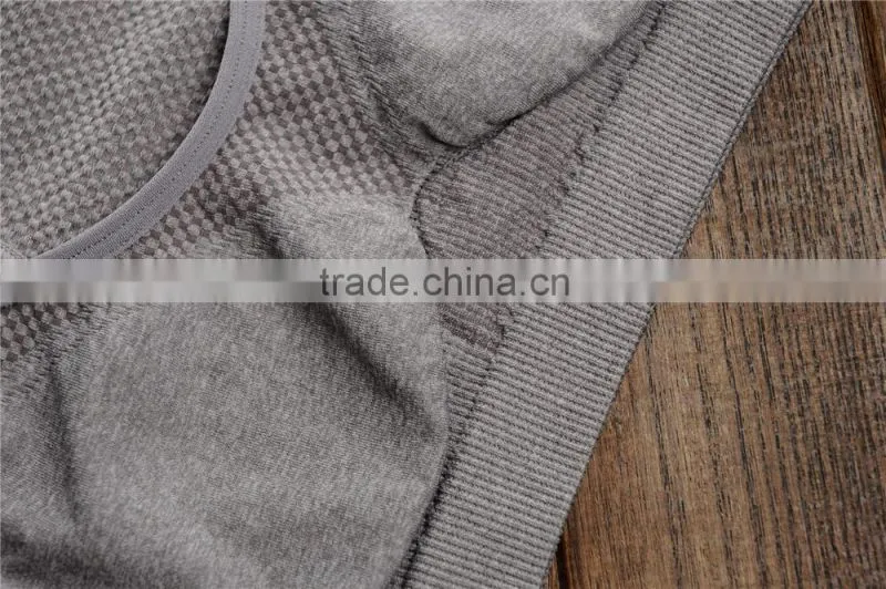 Women hot sale crop top seamless bra underwear without padded cup