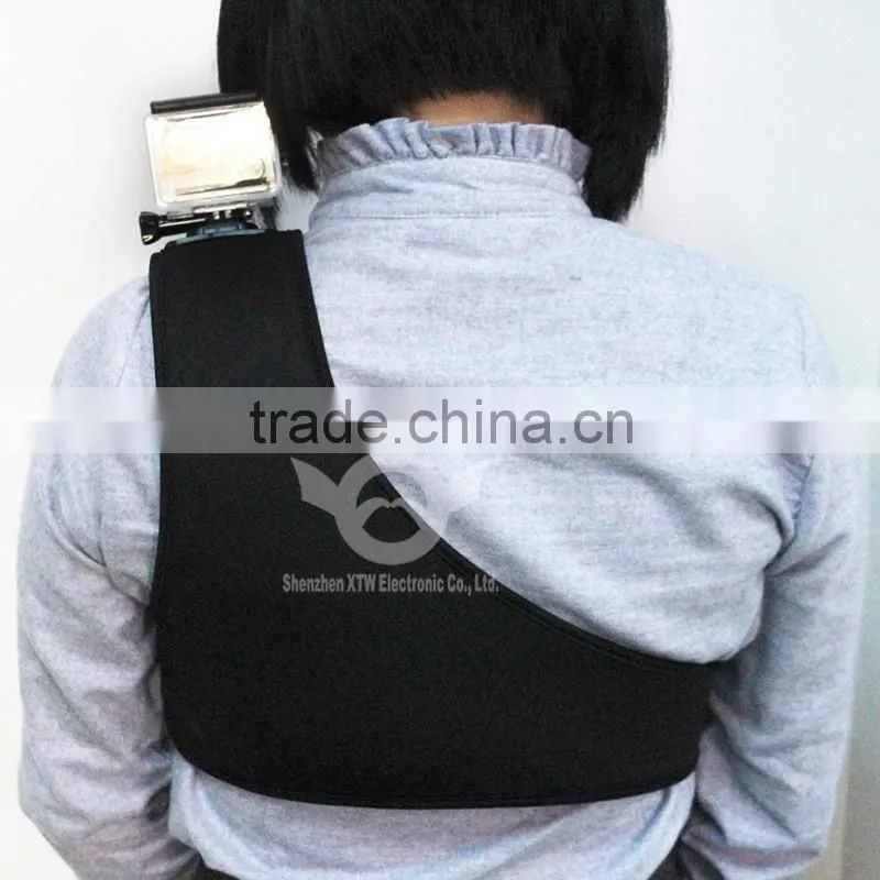 2016 newest go pro camera adjustable shoulder strap mount for go pro hero camera xiaomi yi camera