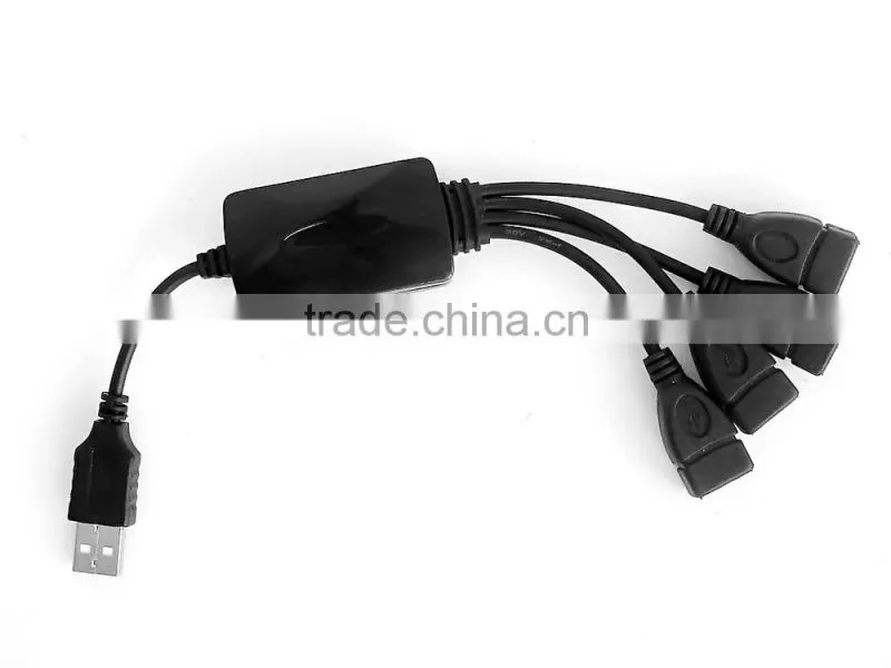 4 - Port Octopus USB 2.0 Hub and Extension Cable Bundle