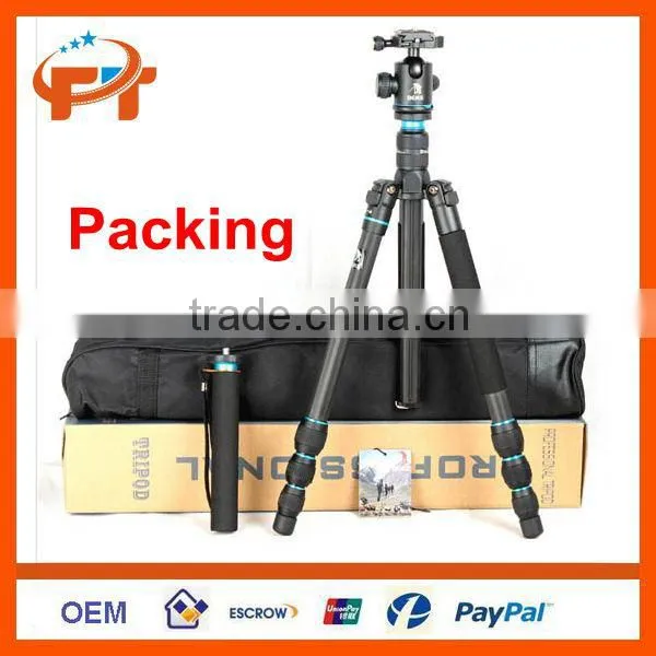 Professional Carbon Fibre Tripod Ball Head Monopod For Digital Camera DSLR