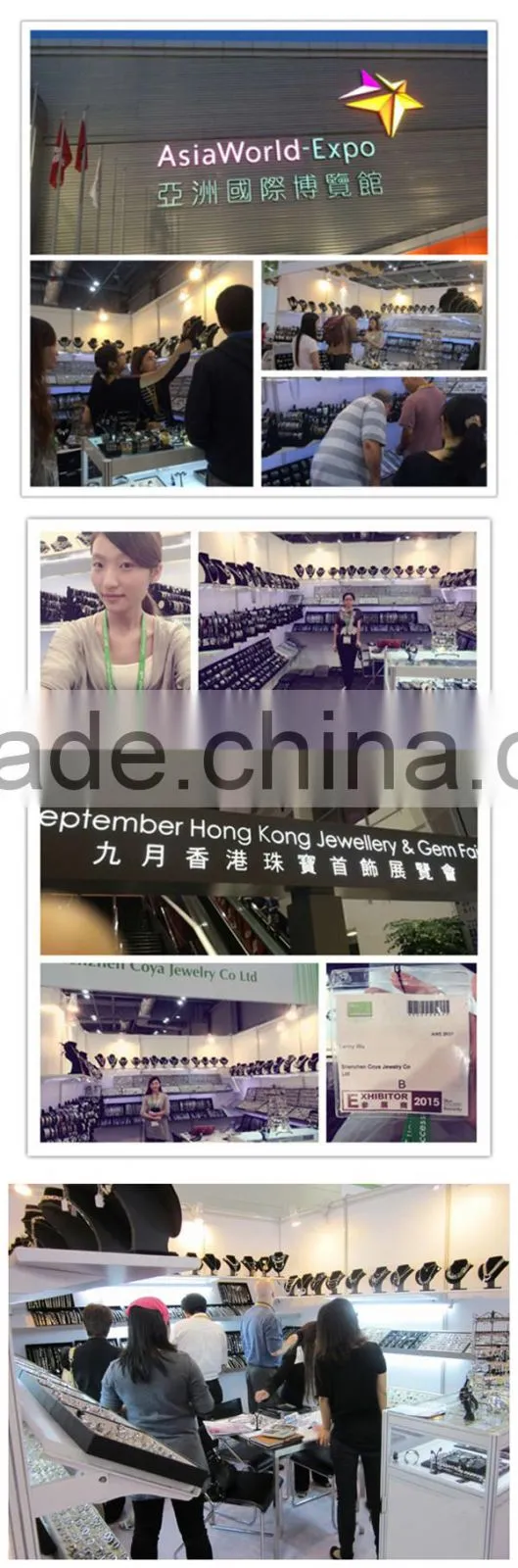 Trendy steel earring studs with clear crystal office lady stud earring with heart crystal