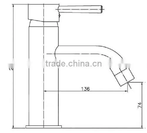 Australian Standard Single Lever Basin Faucet
