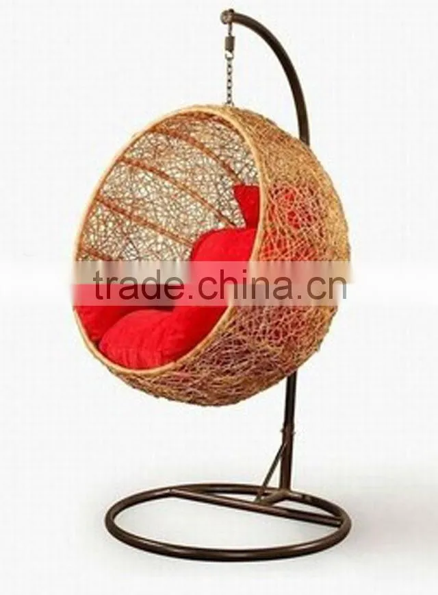 PE outdoor rattan egg chair
