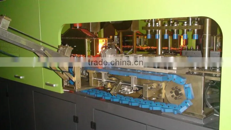 six cavities automatic pet bottle blowing machine