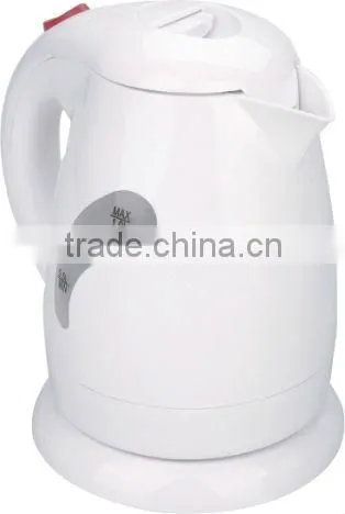 1.0L 360 degrees cordless new design electric kettle on power base,cheap mini cordless plastic kettle, CE/RoHS approved HEK-9001