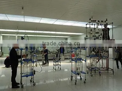 Cheapest good quality 2016 2L-250L Single Layer Glass Reator