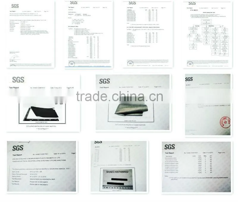 flexible rubber PVC board magnetic