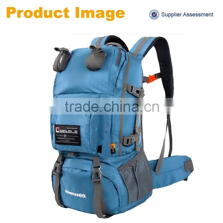 China supplier distribute high quality camping hiking backpack, 2016 outdoor hiking bag in small order