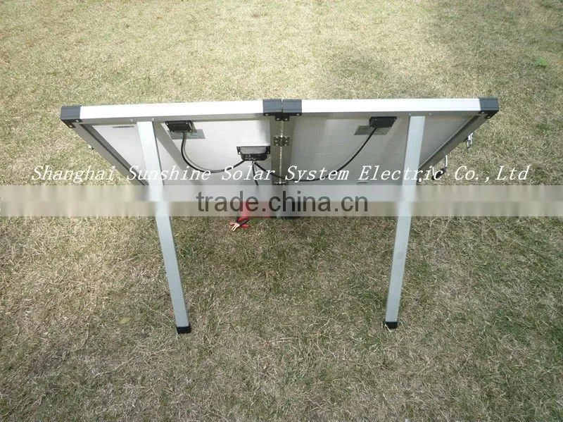 Factory direct 120w portable folding solar panel for outdoor use