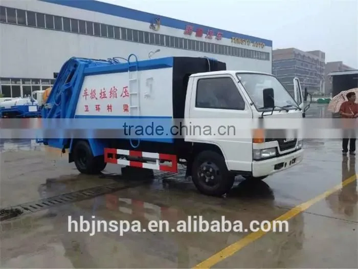 NEW 4000 liters factory sale JMC compactor garbage truck