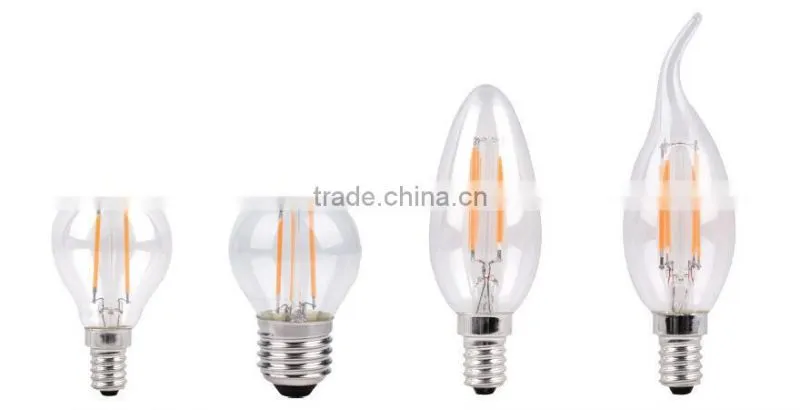 G95 G125 220V High Voltage Ceramic COB 6W LED Filament Bulb