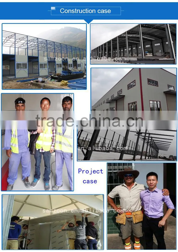 Fireproof and insulated metal faced fiber glass wool sandwich panel for wall board