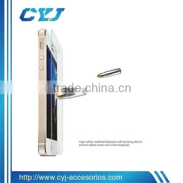 0.26mm thickness 9H tempered glass screen protector for iphone 6
