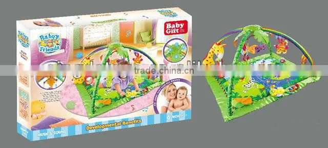 Hot Selling! New Musical Baby Gym Playmat (2-in-1)