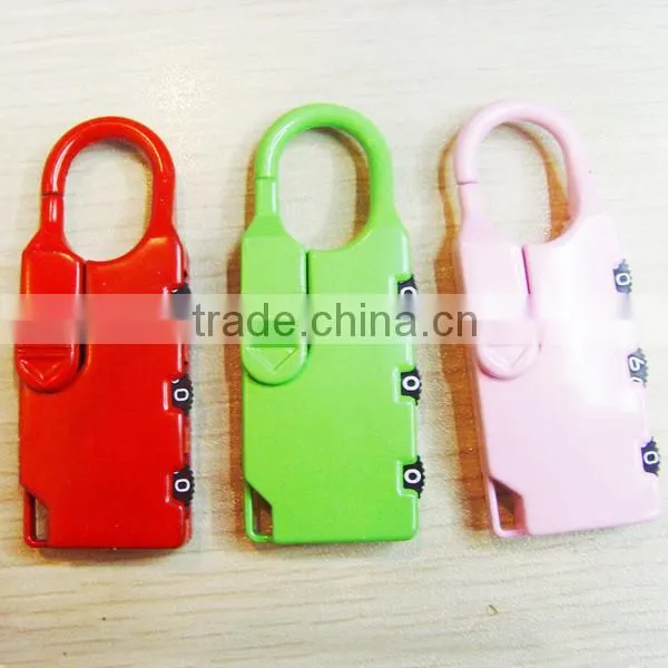 Factory Direct Charm Design Best Price 2015 New Products Combination Locks For Travel