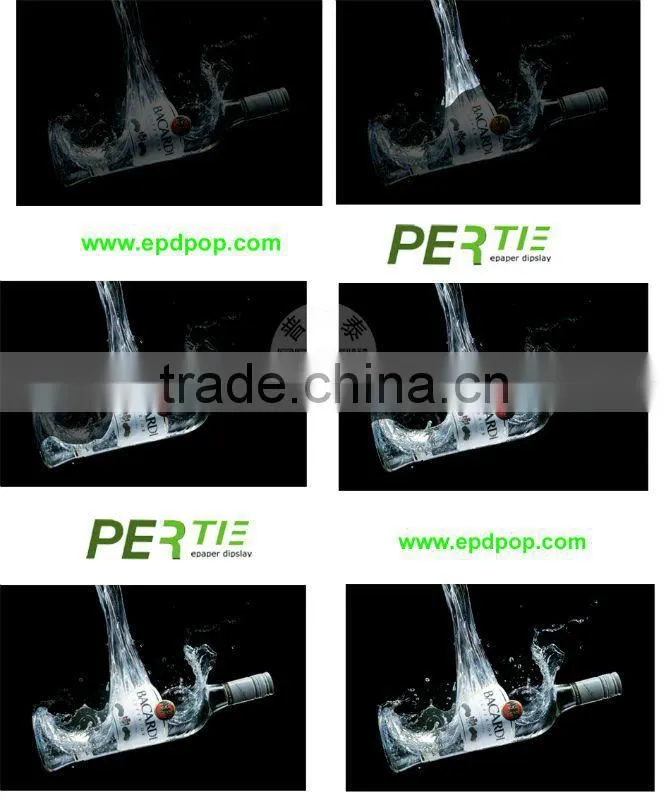 flexible led display flexible e-paper display mounted on wine bottle