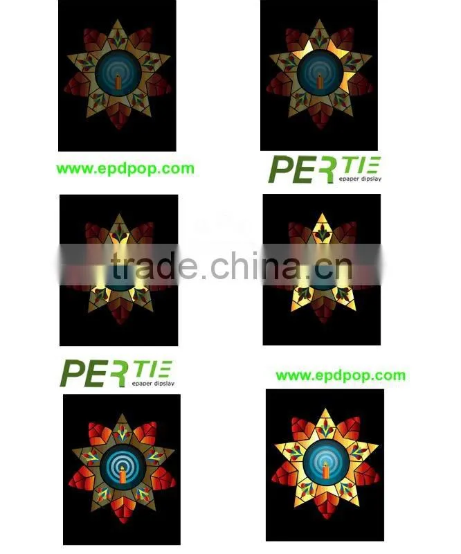 digital poster epop e paper display circular display jewellery counter display