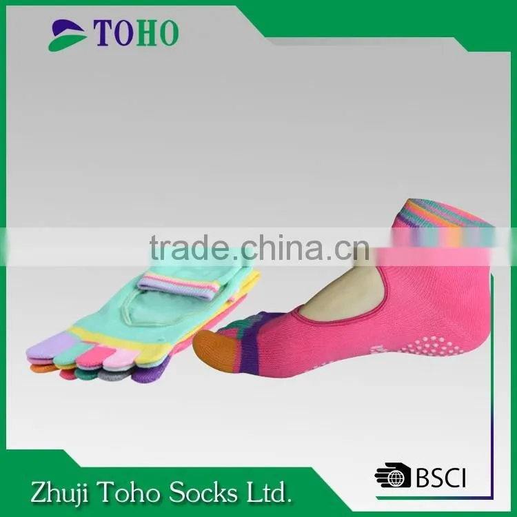 Custom logo sport compression anti slip yogo socks