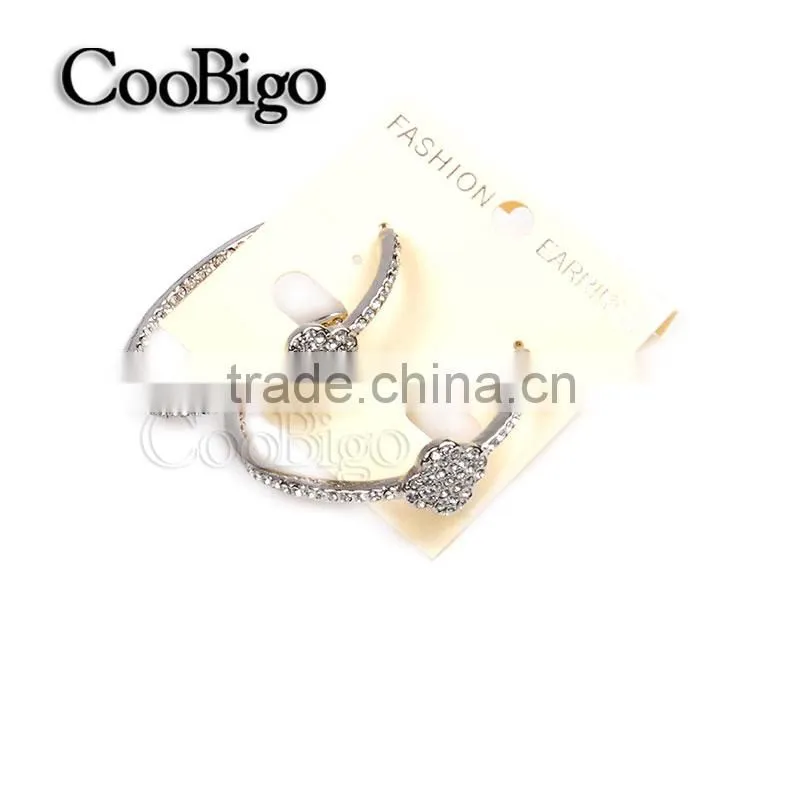 Fashion Jewelry Charming MC STONE Hoop Earrings Girls Party Show Gift Dresses Apparel Promotion Accessories