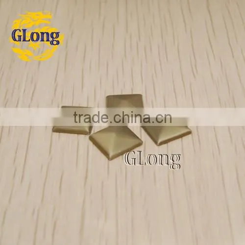 Hot Fix Pyramid Silver Aluminum DIY accessories for clothing bag shoe/wholesale/Free Shipping #GT101-10Z(Mix-s)