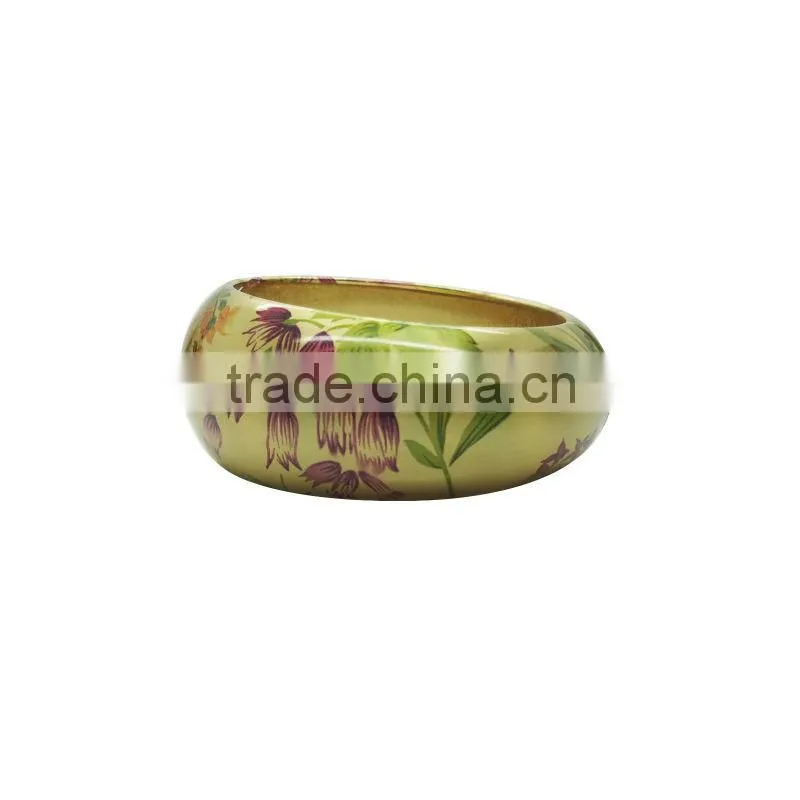 Top sale wholesale gold plated stainless steel bangle bracelet